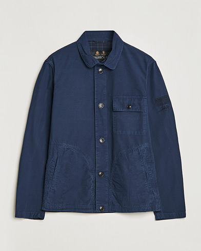 Herr | Klassiska jackor | Barbour International | Steve McQueen Terrance Shirt Jacket Navy