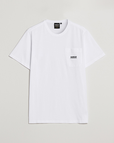 Herr |  | Barbour International | Radok Pocket Crew Neck T-Shirt White