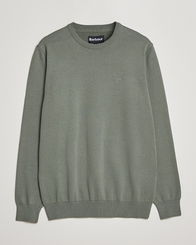 Herr | Barbour Lifestyle | Barbour Lifestyle | Pima Cotton Crew Neck Agave Green