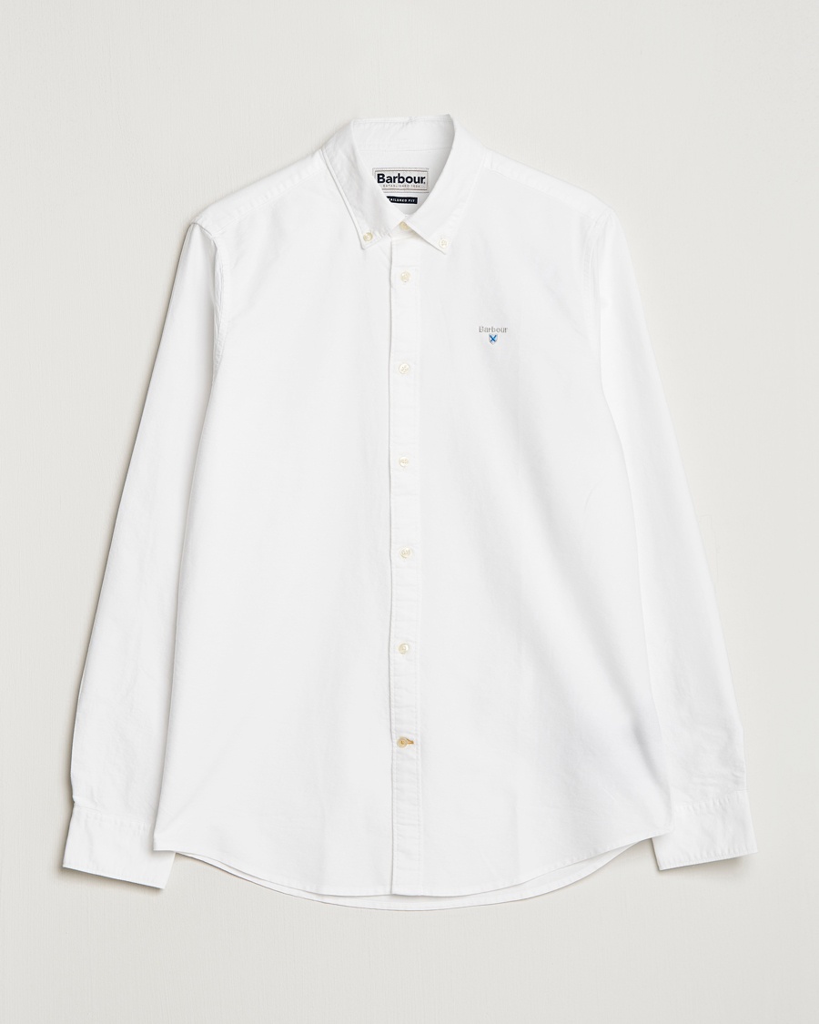 Herr | | Barbour Lifestyle | Tailored Fit Oxford 3 Shirt White