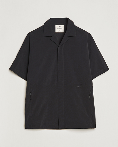Herr | Kortärmade skjortor | Snow Peak | Breathable Quick Dry Shirt Black