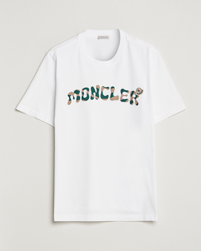 Herr | Moncler | Moncler | Camouflage Lettering T-Shirt White