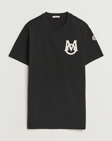 Moncler Embossed Logo T-Shirt Black – Svart