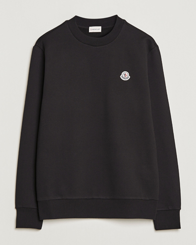Herr | Luxury Brands | Moncler | Logo Patch Sweatshirt Black