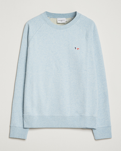 Herr | Kläder | Maison Kitsuné | Tricolor Fox Sweatshirt Blue Haze