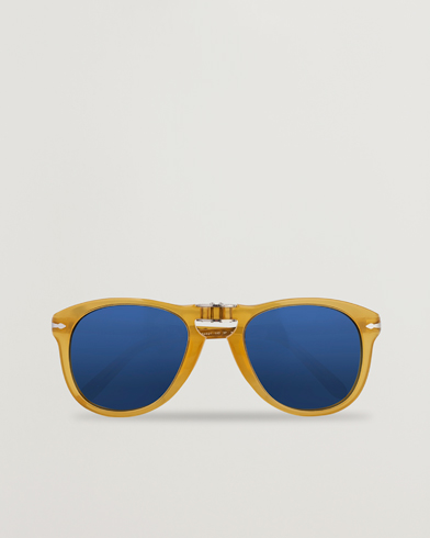 Herr | D-formade solglasögon | Persol | 0PO0714 Steve McQueen Sunglasses Opal Yellow