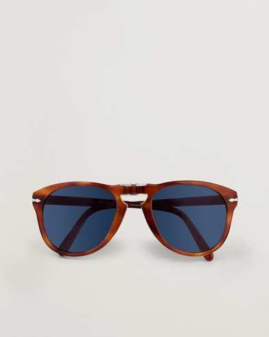 Herr | D-formade solglasögon | Persol | 0PO0714 Steve McQueen Sunglasses Light Havana