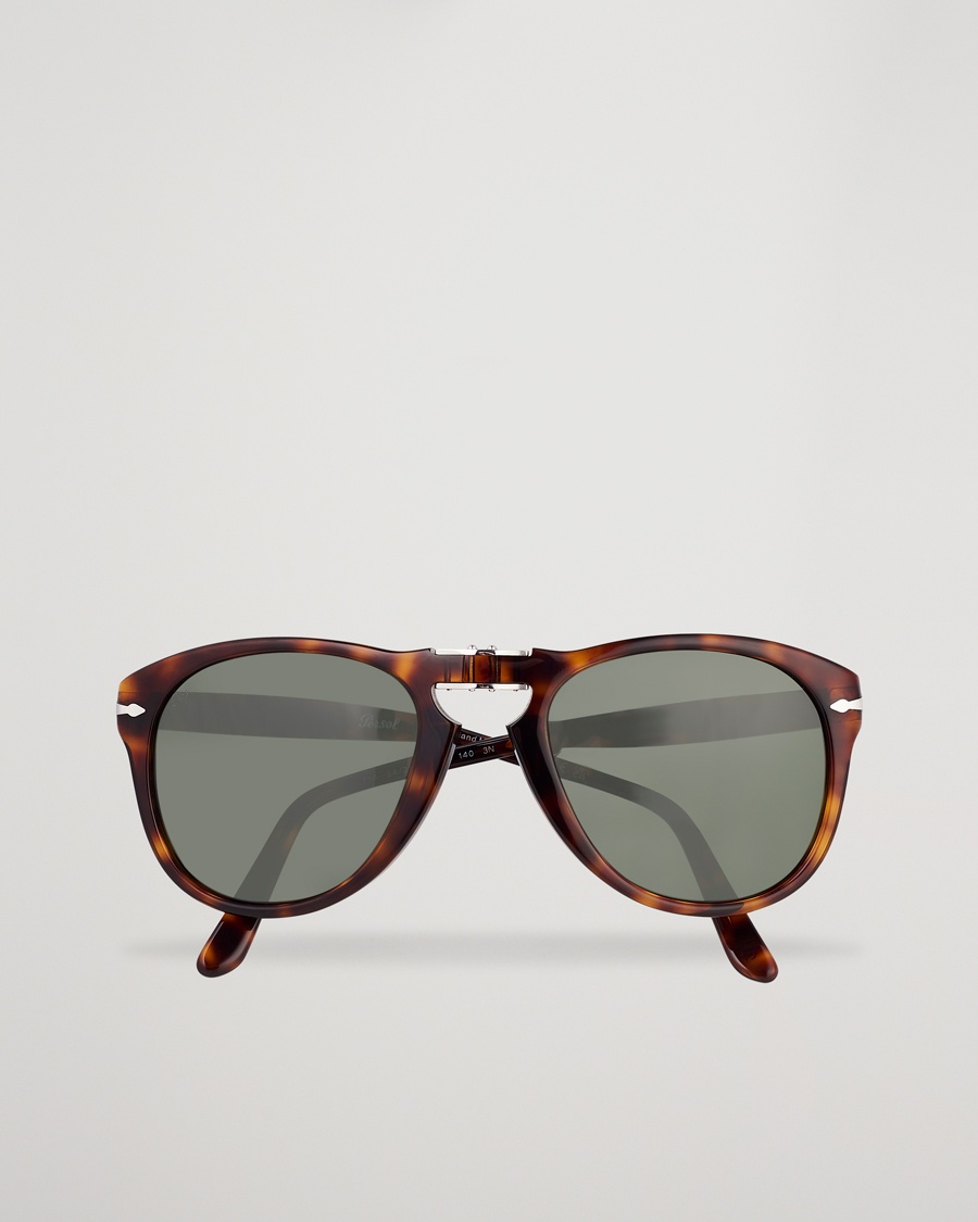 Herr | D-formade solglasögon | Persol | 0PO0714 Sunglasses Havana/Green