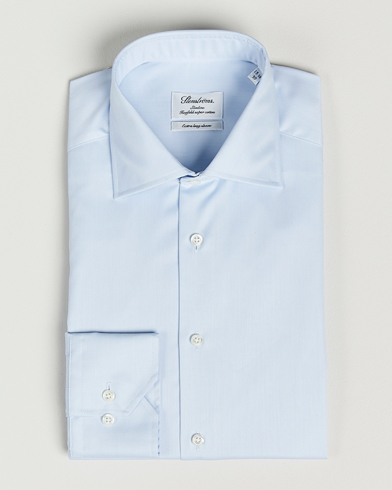 Herr |  | Stenströms | Slimline X-Long Sleeve Shirt Light Blue