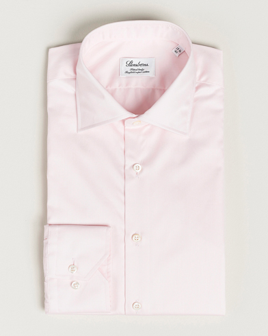 Herr |  | Stenströms | Fitted Body Cut Away Shirt Pink