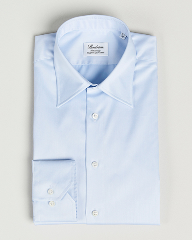 Herr | Formella | Stenströms | Fitted Body Kent Collar Shirt Light Blue
