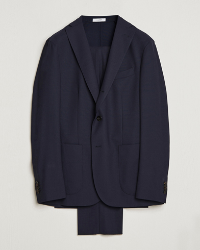 Herr | Italian Department | Boglioli | K Jacket Wool Suit Navy