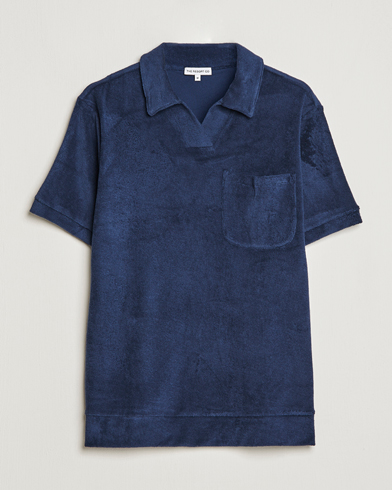 Herr | The Resort Co | The Resort Co | Terry Polo Shirt Navy