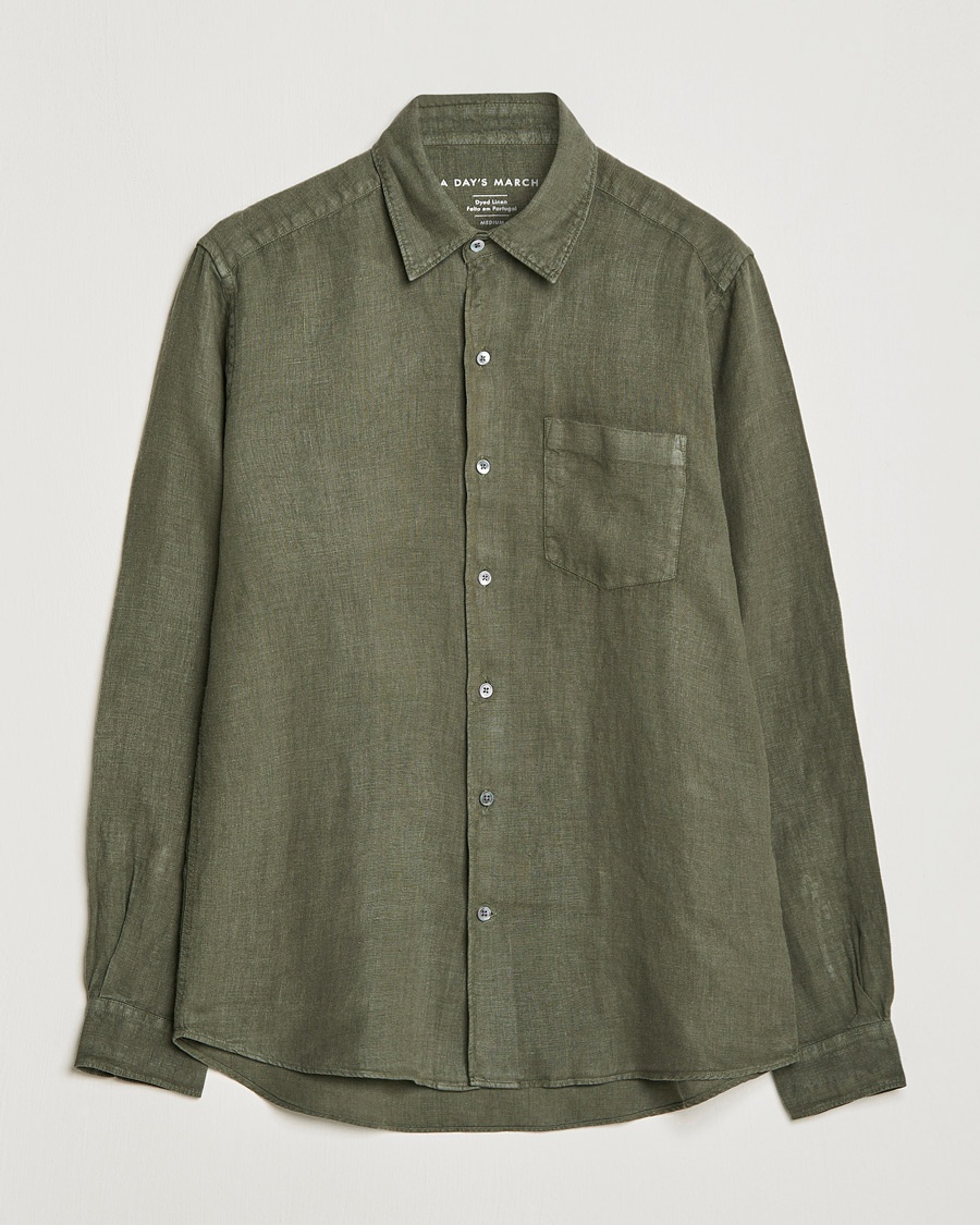  Abu Linen Shirt Seaweed