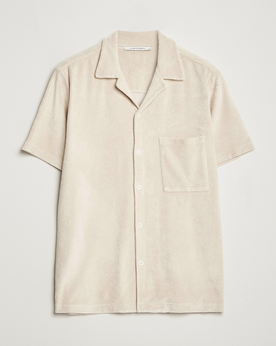 Herr | A Day's March | A Day's March | Yamu Short Sleeve Terry Shirt Desert