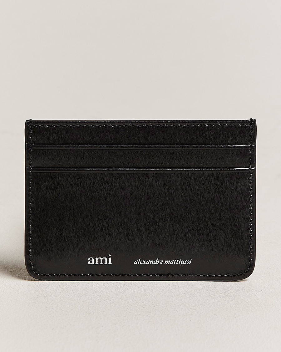 Herr | | AMI | Leather Card Holder Black