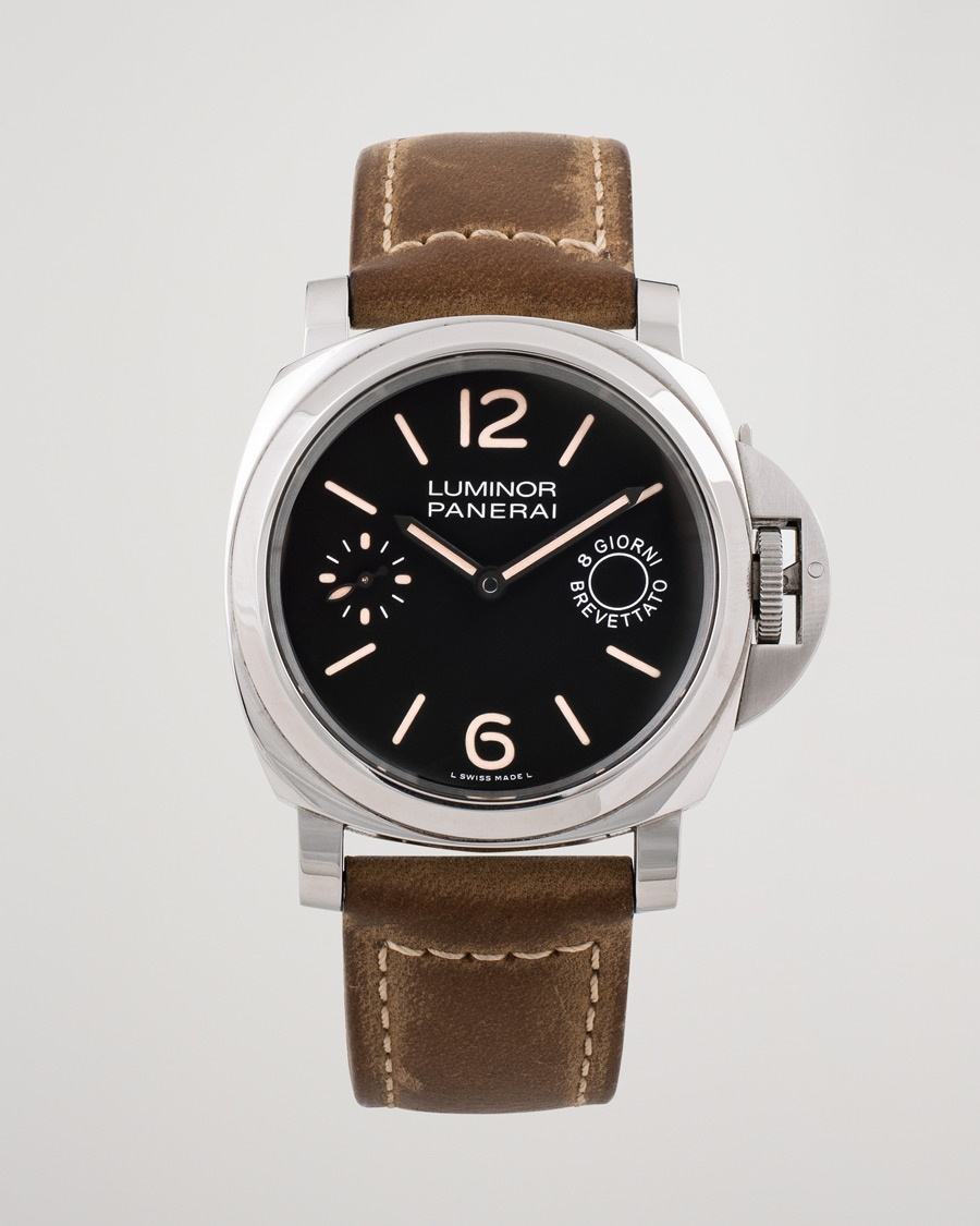 Panerai Pre-Owned Pam 00590 Steel Black – Svart