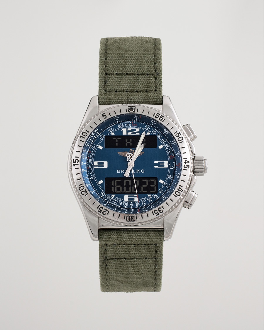 Breitling Pre-Owned B-1 A68362 Steel Blue – Blå