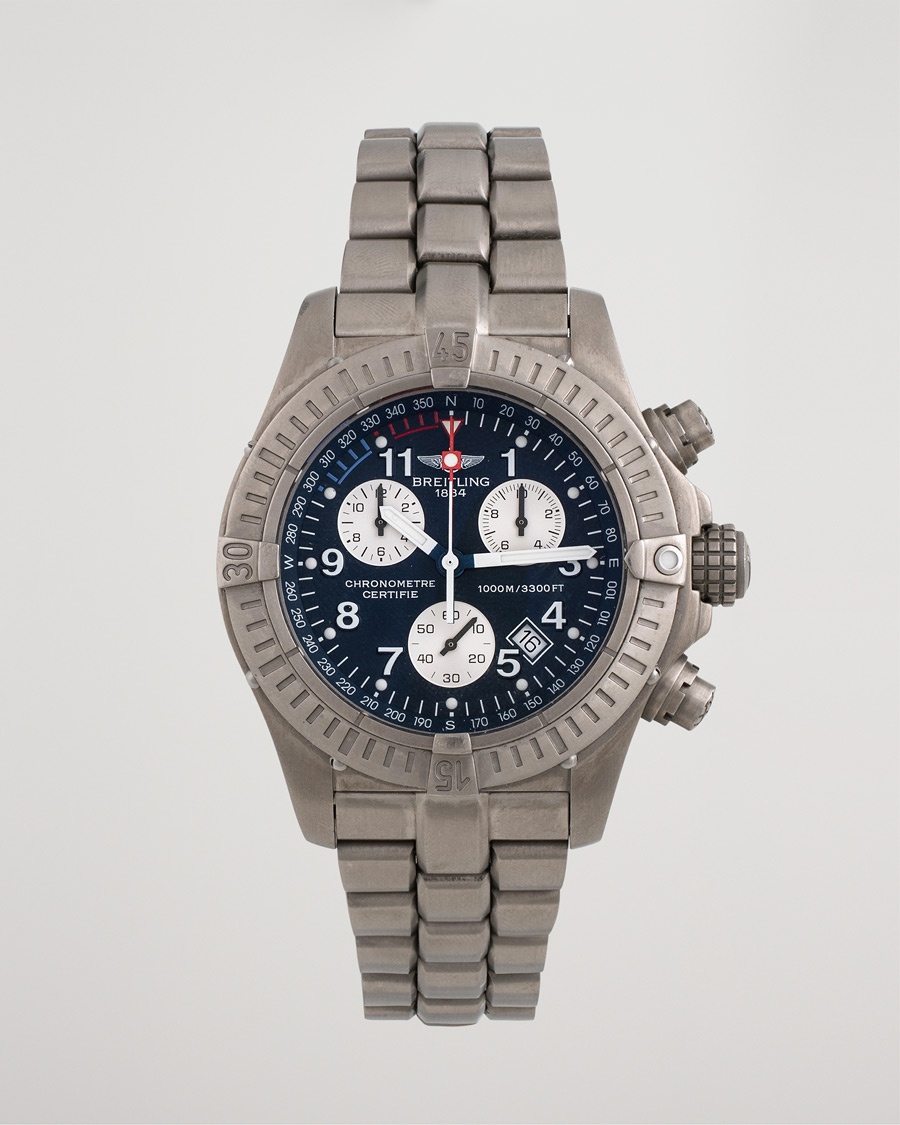 Breitling Pre-Owned AvengerM1 E73360 Titan Blue – Blå