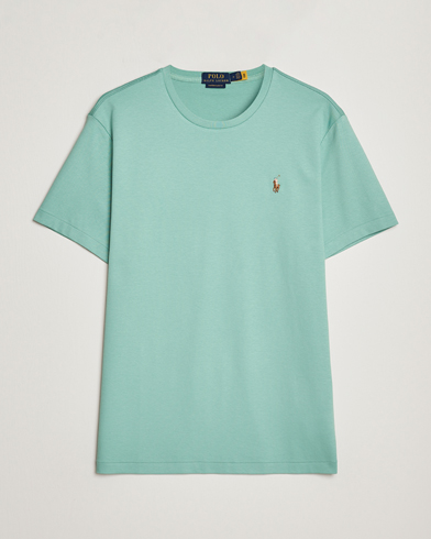 Herr | Nya produktbilder | Polo Ralph Lauren | Luxury Pima Cotton Crew Neck T-Shirt Essex Green