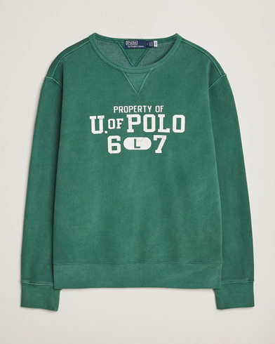 Herr | Nya produktbilder | Polo Ralph Lauren | Fleece Logo Sweatshirt Washed Forest