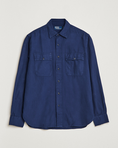 Herr | Skjortjackor | Polo Ralph Lauren | Cotton Overshirt Newport Navy