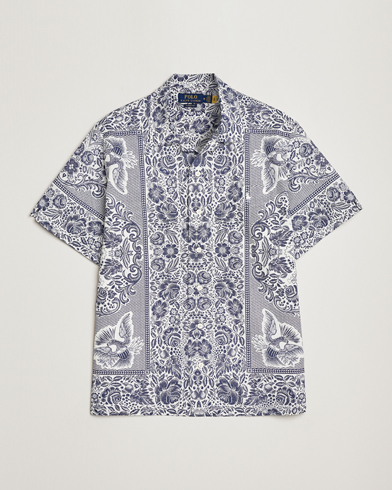 Herr | Casual | Polo Ralph Lauren | Printed Paisley Short Sleeve Shirt Blue