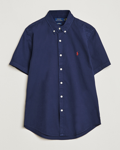 Herr | Skjortor | Polo Ralph Lauren | Twill Short Sleeve Shirt Newport Navy