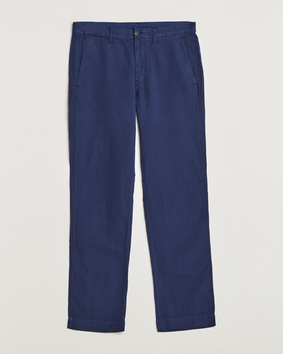 Herr | Byxor | Polo Ralph Lauren | Cotton/Linen Bedford Chinos Newport Navy