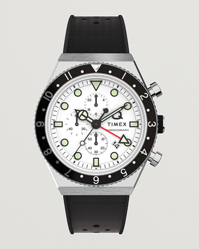 Herr | Klockor | Timex | Time Zone Chronograph 40mm  White Dial