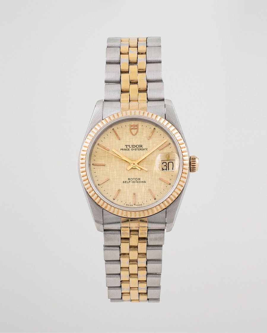 Begagnad | | Tudor Pre-Owned | Prince Oysterdate 74033 Gold Steel Gold