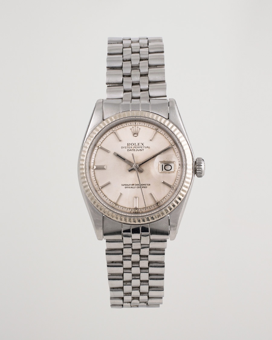 Rolex Pre-Owned Datejust 1601 Jubilee Steel Silver