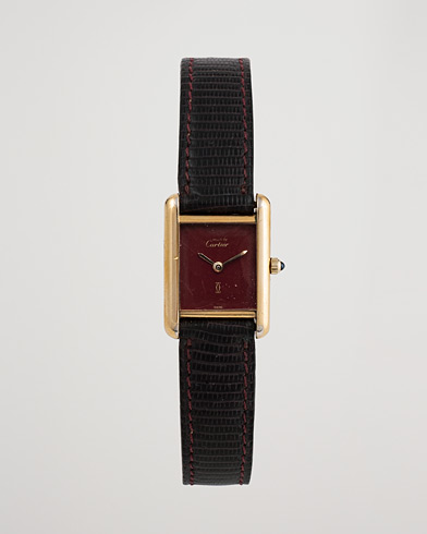 Herr | Pre-Owned & Vintage Watches | Cartier Pre-Owned | Must de Cartier Tank Gold Brown