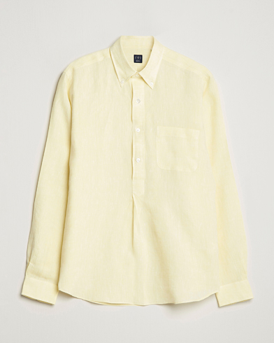 Herr |  | Beams F | Button Down Pullover Shirt Yellow