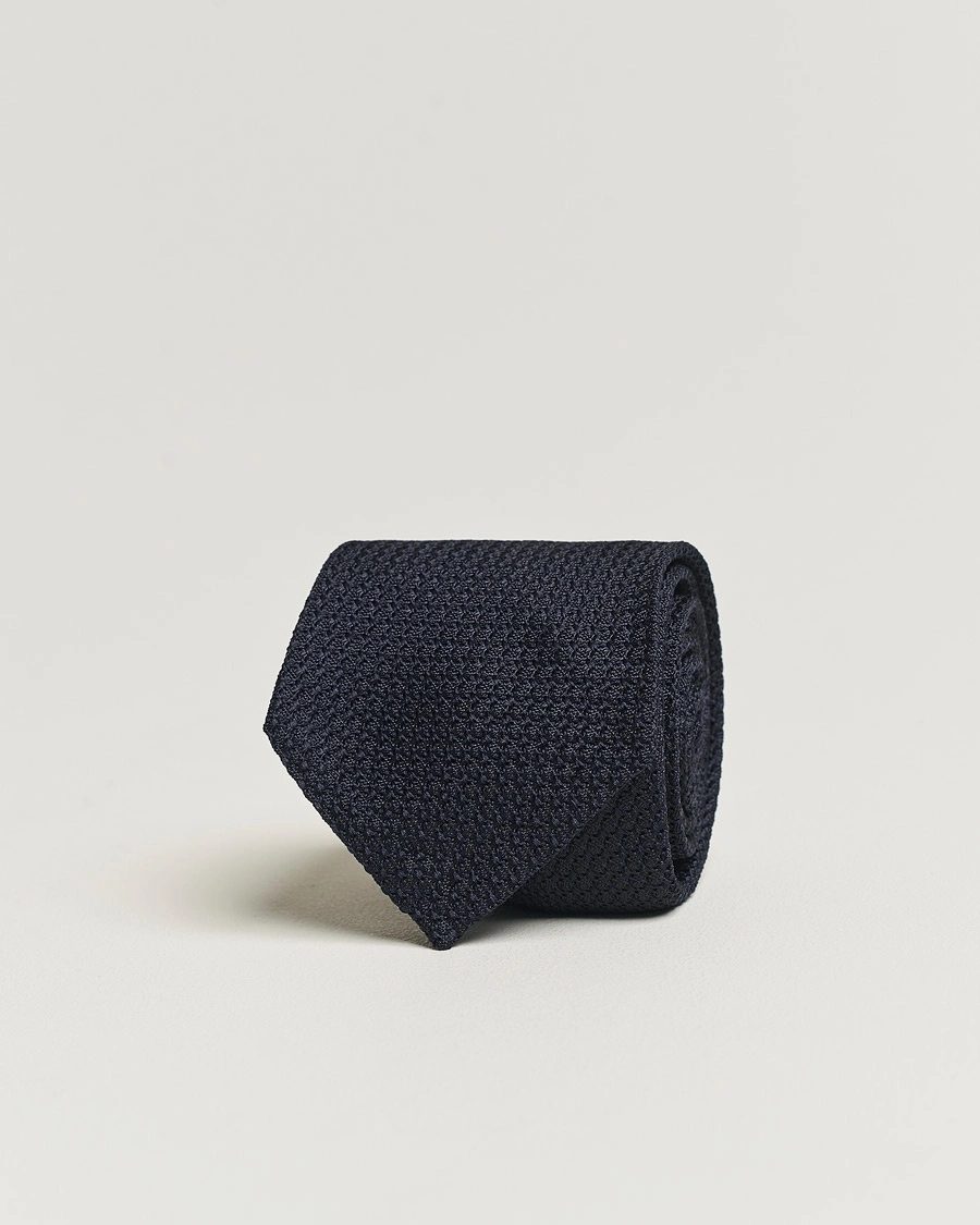 Herr | Eton | Eton | Grenadine Tie Dark Blue