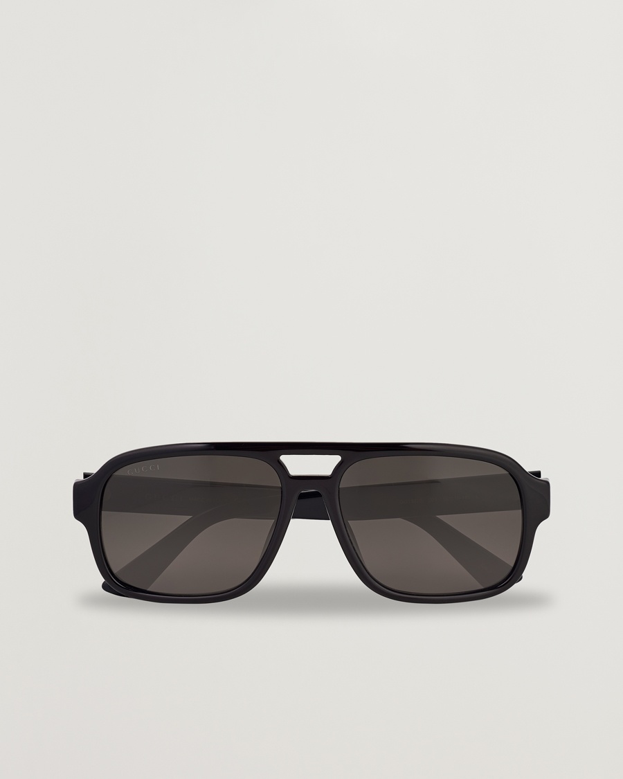 Gucci GG1342S Sunglasses Black Smoke – Svart
