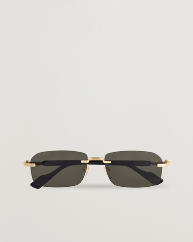 Herr | Runda solglasögon | Gucci | GG1221S Sunglasses Gold/Black