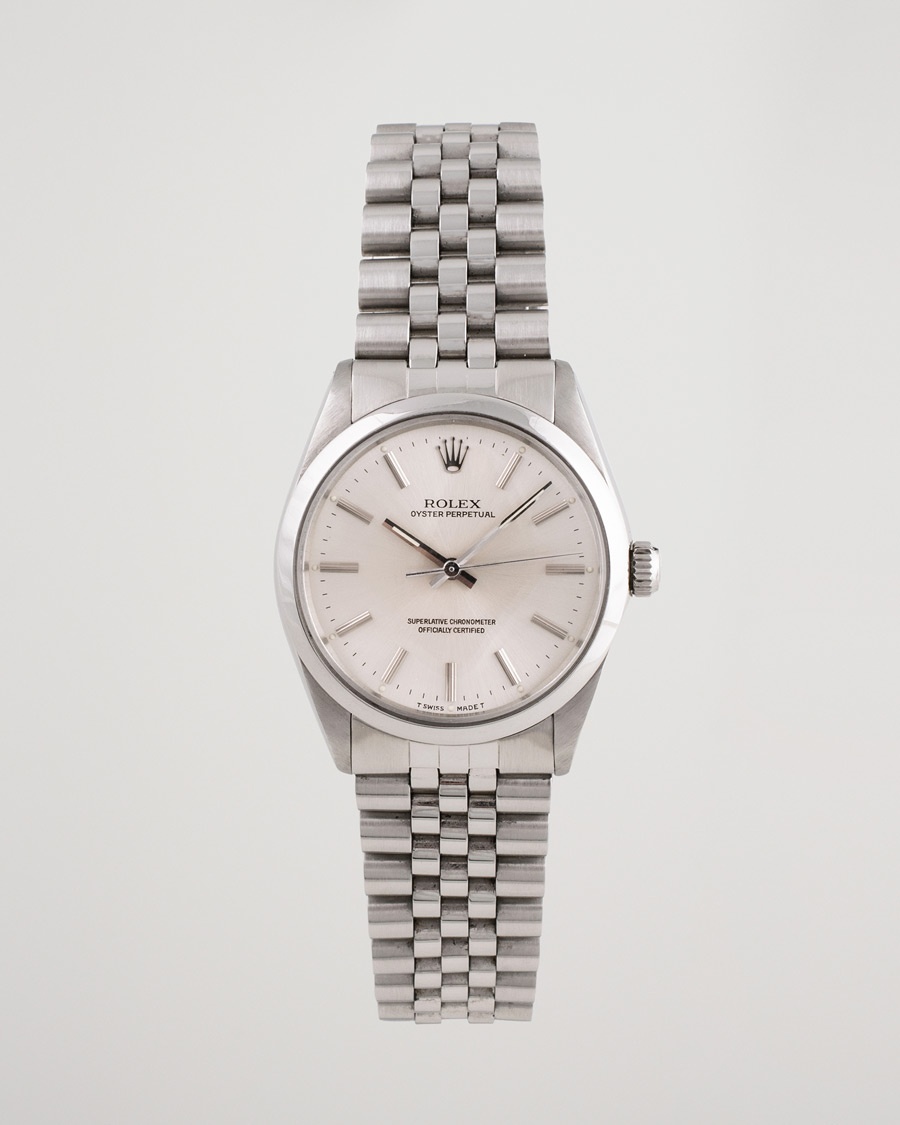 Begagnad | Tidigare sålda | Rolex Pre-Owned | Oyster Perpetual 1002 Steel Silver