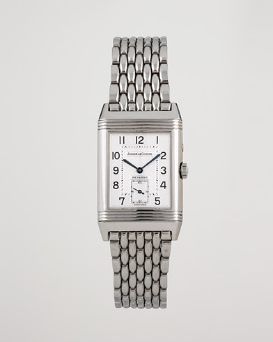 Herr | Pre-Owned & Vintage Watches | Jaeger-LeCoultre Pre-Owned | Reverso Duoface 270.840 Steel Silver Black