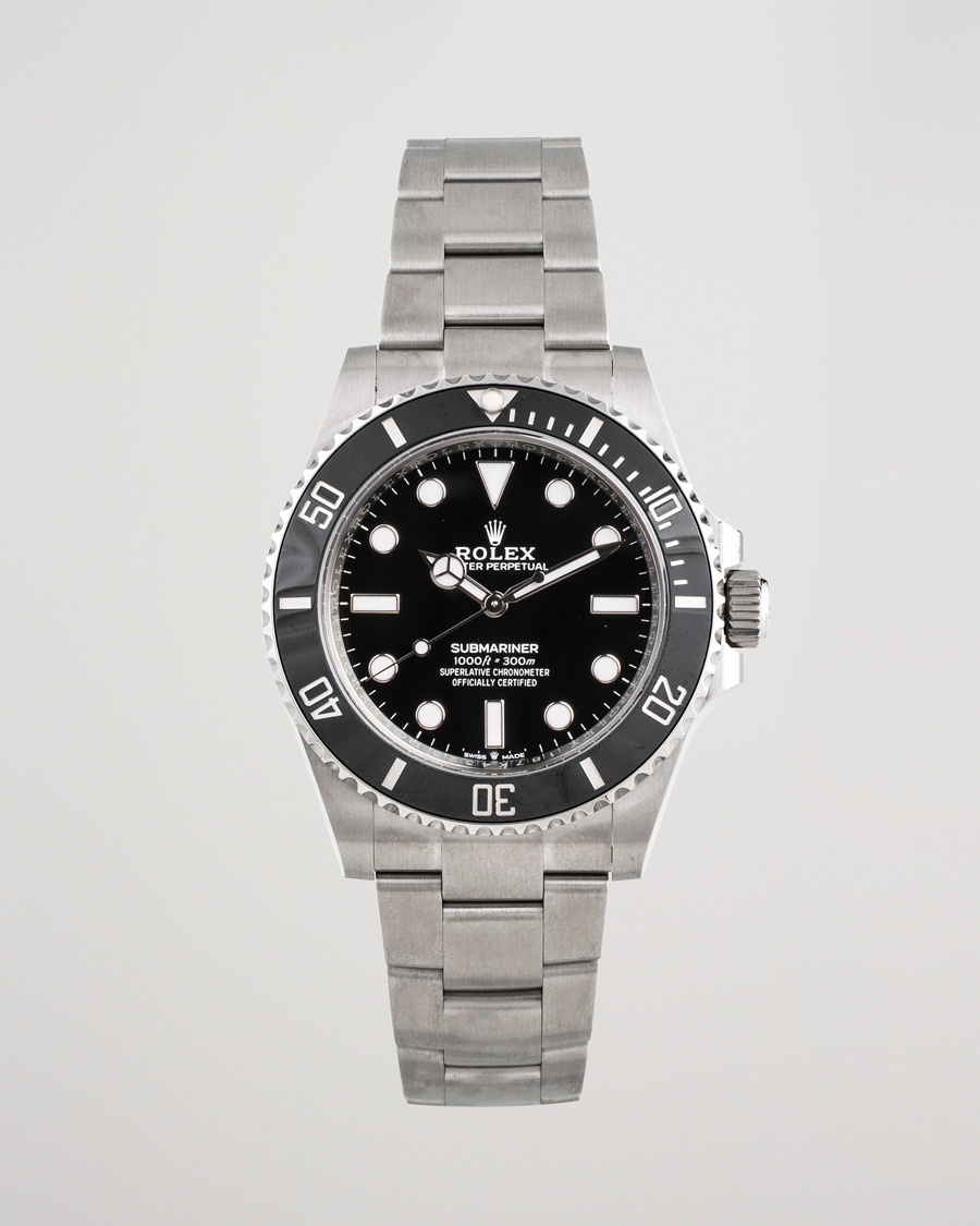 Rolex Pre-Owned Submariner 124060 Oyster Perpetual Steel Black – Svart