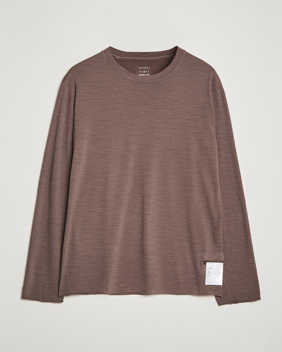 Herr | Running | Satisfy | CloudMerino Long Tee Warm Stone