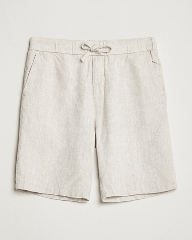 Herr | Shorts | NN07 | Keith Drawstring Linen Shorts Oat