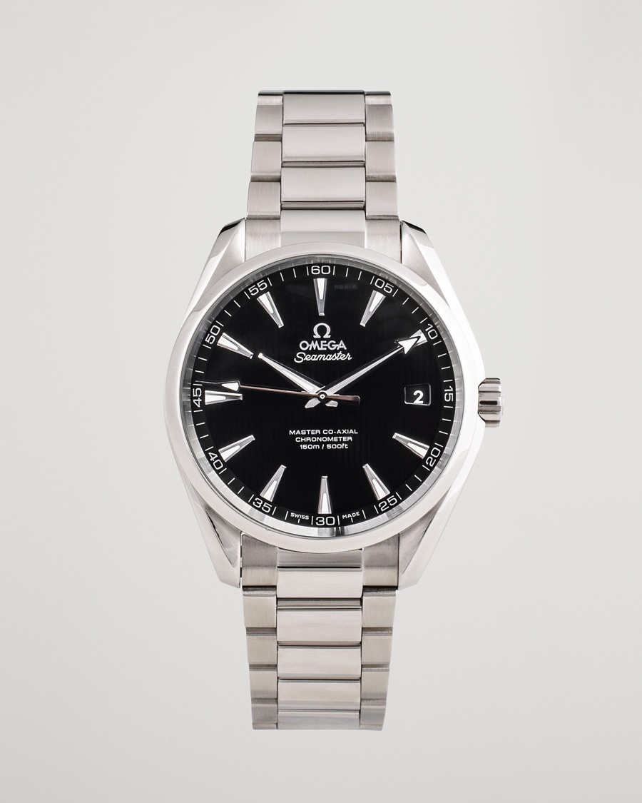 Omega Pre-Owned Seamaster Aqua Terra 231.10.42.21.01.003 Steel Black – Svart