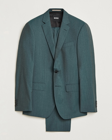 Herr | Kostymer | BOSS BLACK | Huge Wool Suit Open Green