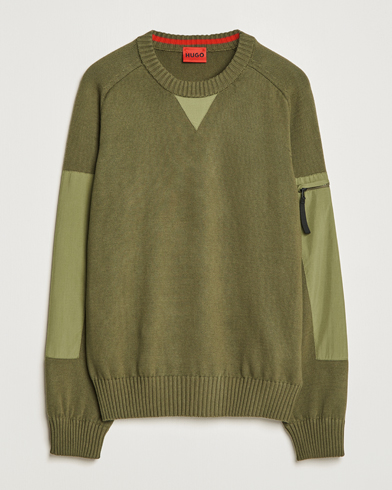Herr | BOSS | HUGO | Sutil Knitted Sweater Khaki