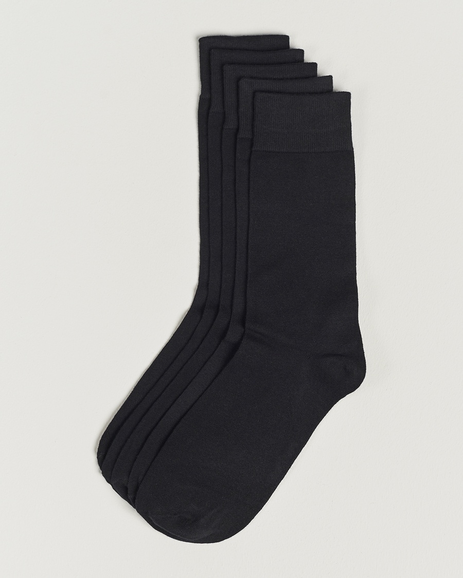 Bread & Boxers 5-Pack Socks Black – Svart