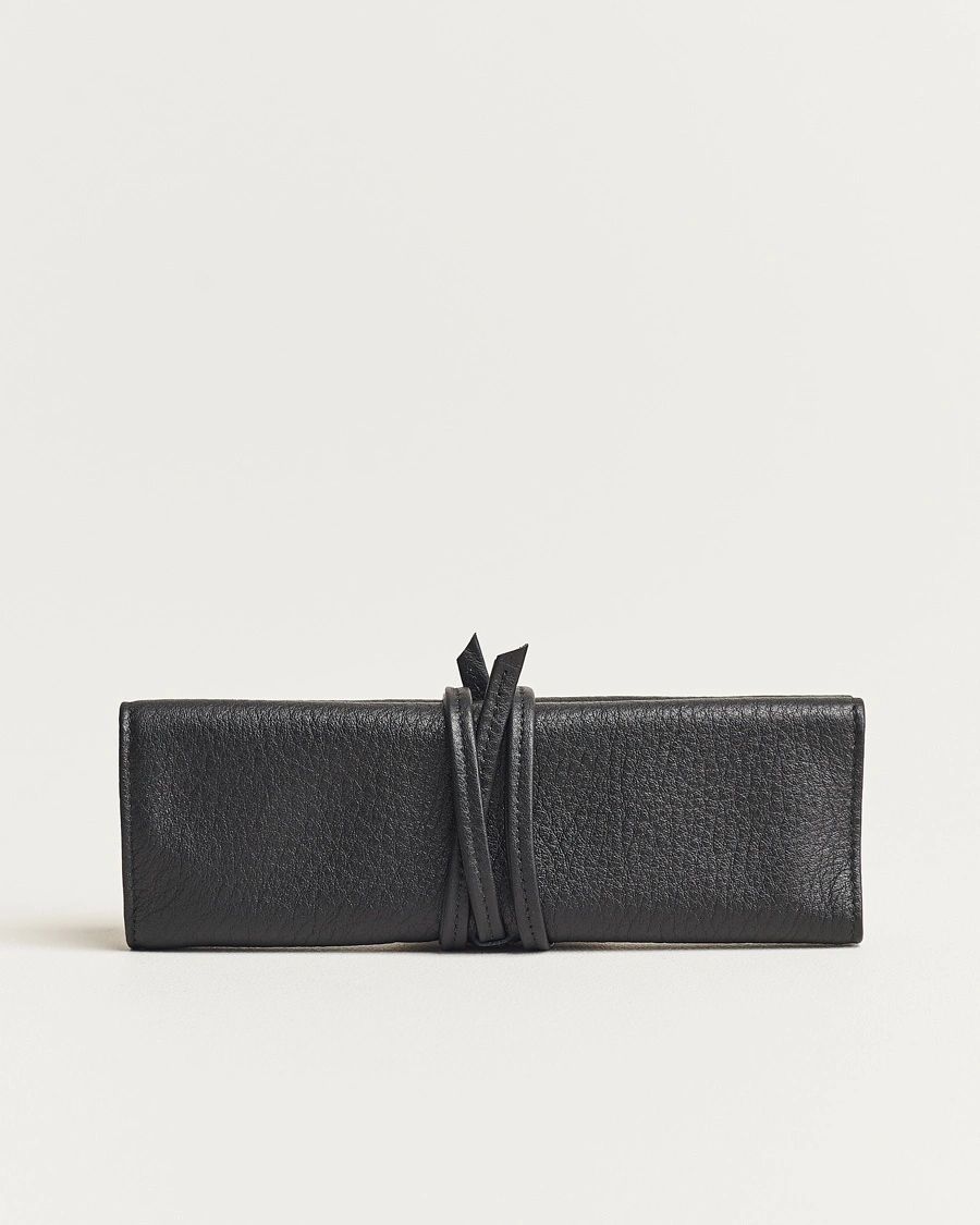 Herr | Klock- & smyckesetuin | F. Hammann | Flat Travel Watchroll Black