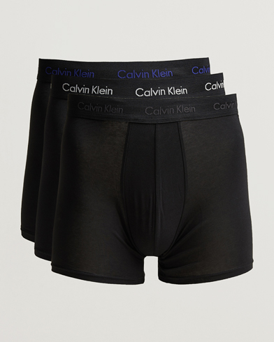 Herr | Trunks | Calvin Klein | Cotton Stretch 3-Pack Boxer Brief Black