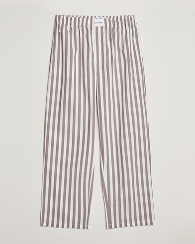 Herr | Kläder | Calvin Klein | Cotton Striped Pyjama Pants White/Grey