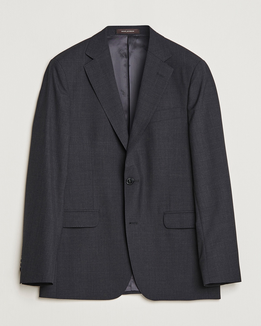 Herr | Business & Beyond | Oscar Jacobson | Falk Wool Blazer Grey